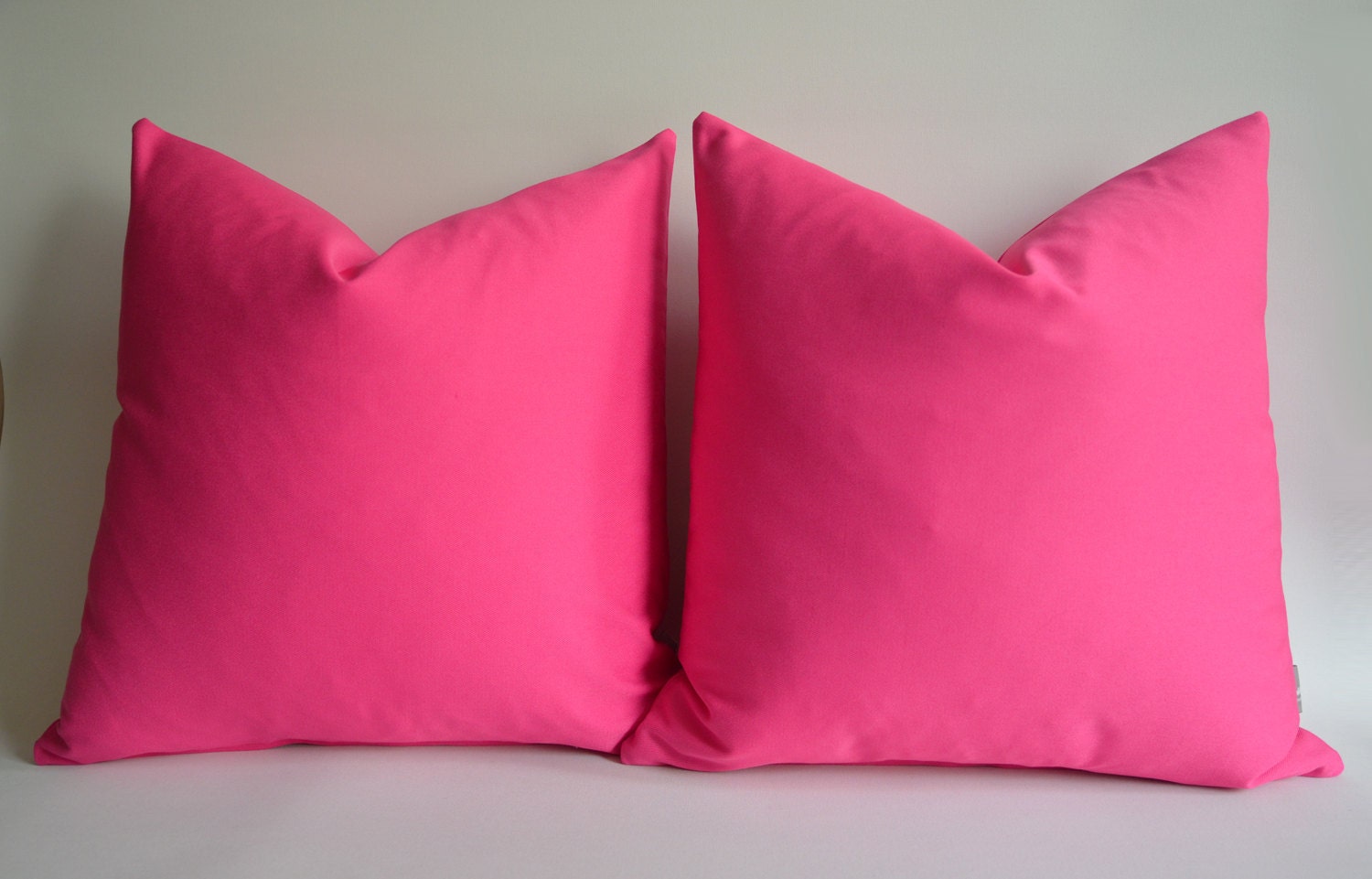 Sukan / 1 Canvas Pillow Cover Pink - pink throw pillows - custom pillows - euro pillow covers - european pillows - 24x24 pillows