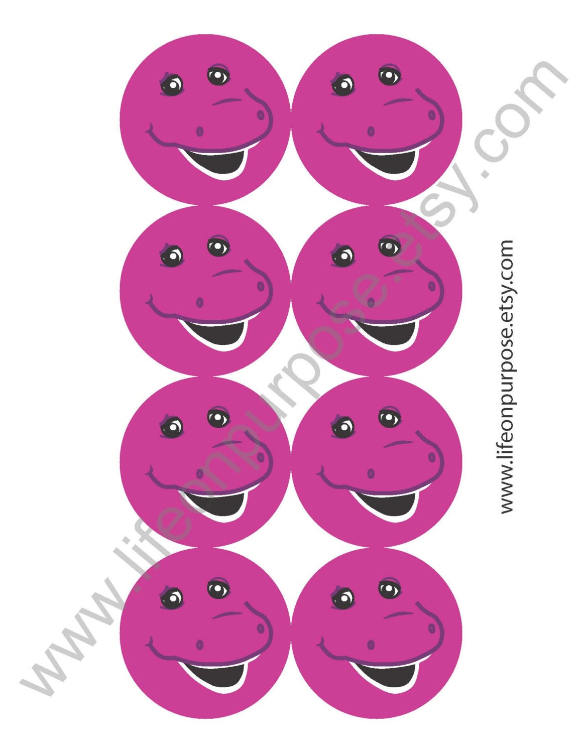Barney and Friends Birthday Party Package