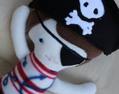 Pirate Boy Plush Cloth Doll - Customizable