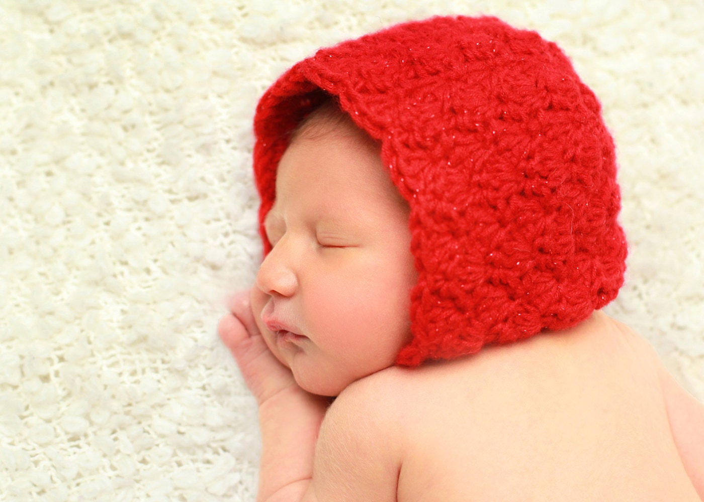 Shell Stitch Bonnet Crochet Pattern