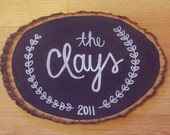 Custom Name Wooden Plaque