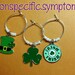 St. Patrick's Day Drink Glass Charms