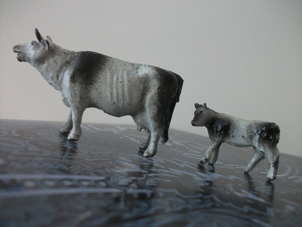 Toy Metal Farm Animals British Made