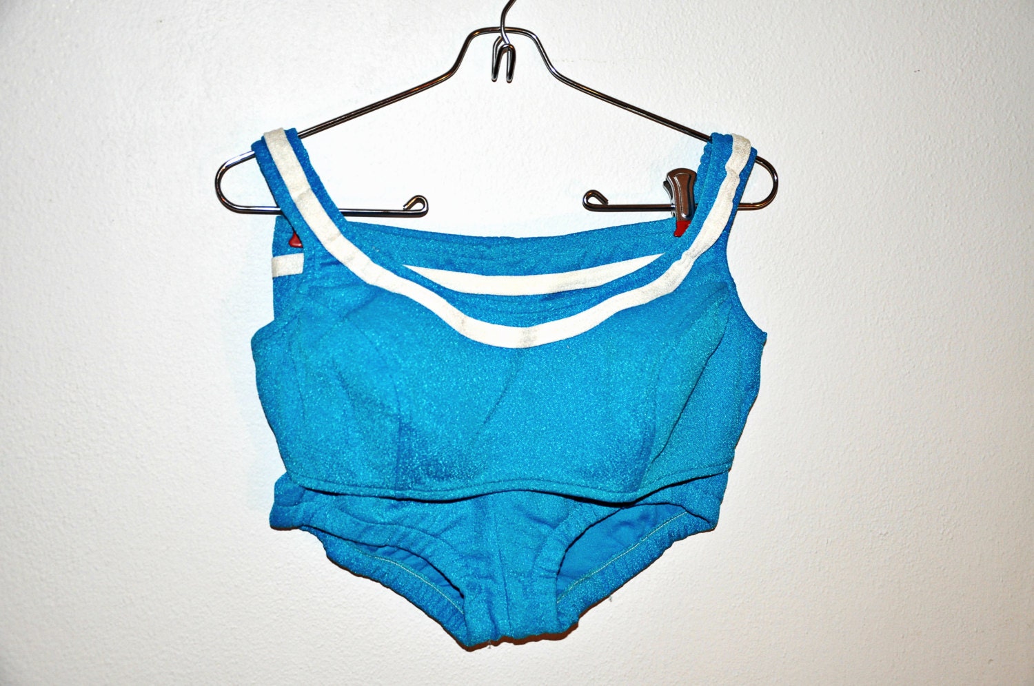 A M A Z I N G 1960s Bright Sea Fashion Swim Suit Bikini