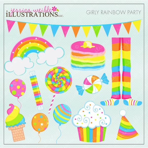 rainbow birthday clip art - photo #42