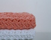crochet dishcloths washcloths cotton - Ready to ship, by Nykki Makes