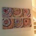 Custom Maps Collage on Bamboo Panel 12" x 12" - Paris, London, Chicago, Moscow - YOUR PICK