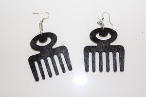 DUAFE Andinkra symbol Wooden Comb