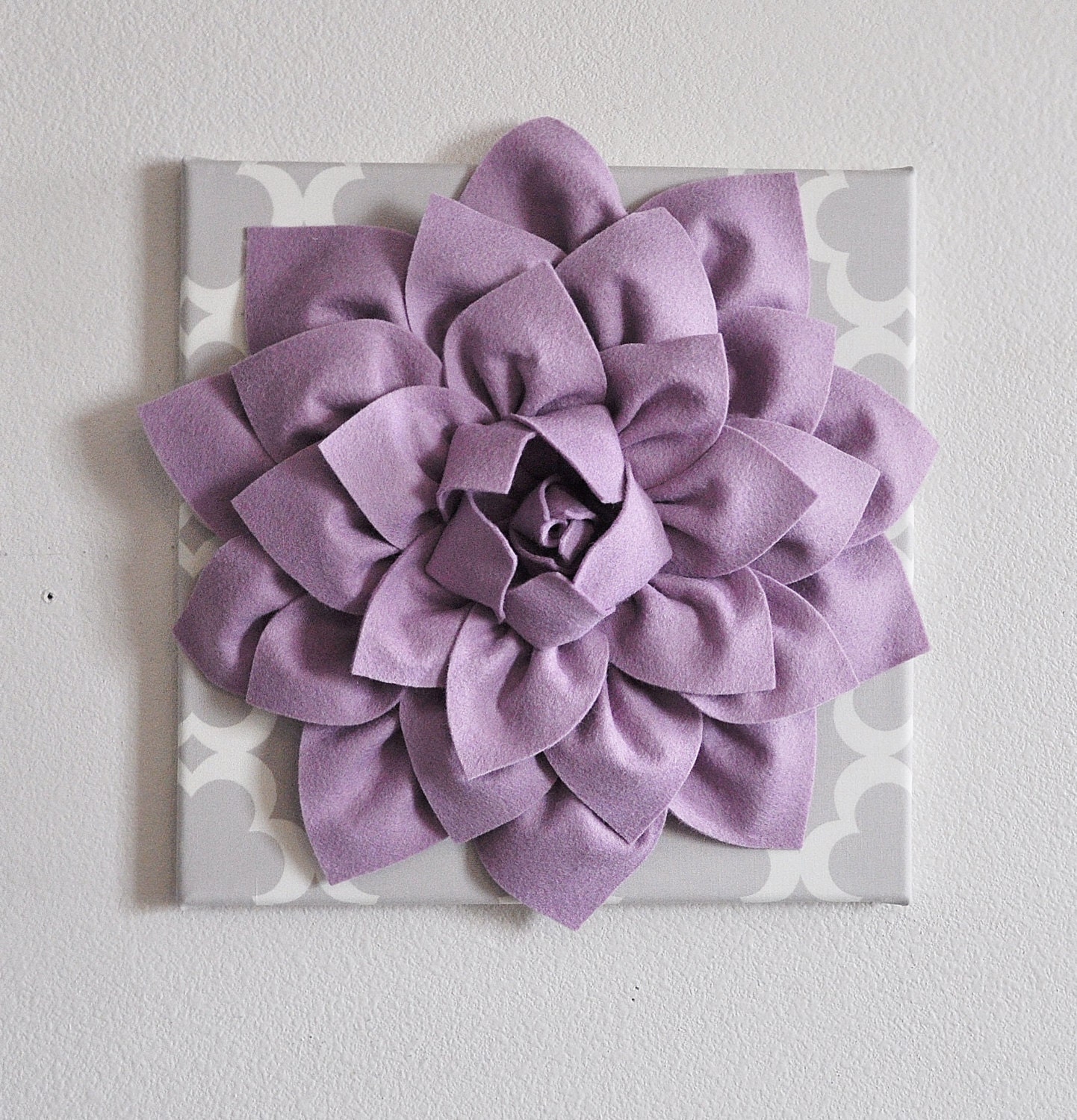 Large Lilac Flower Wall Hanging -Flower Wall Decor-