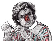 George Michael (Nightbus) - 11" x 8.5" - Print