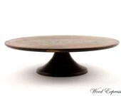 12 inch Cake Stand / Wooden Pedestal Cake Stand /Cupcake Stand