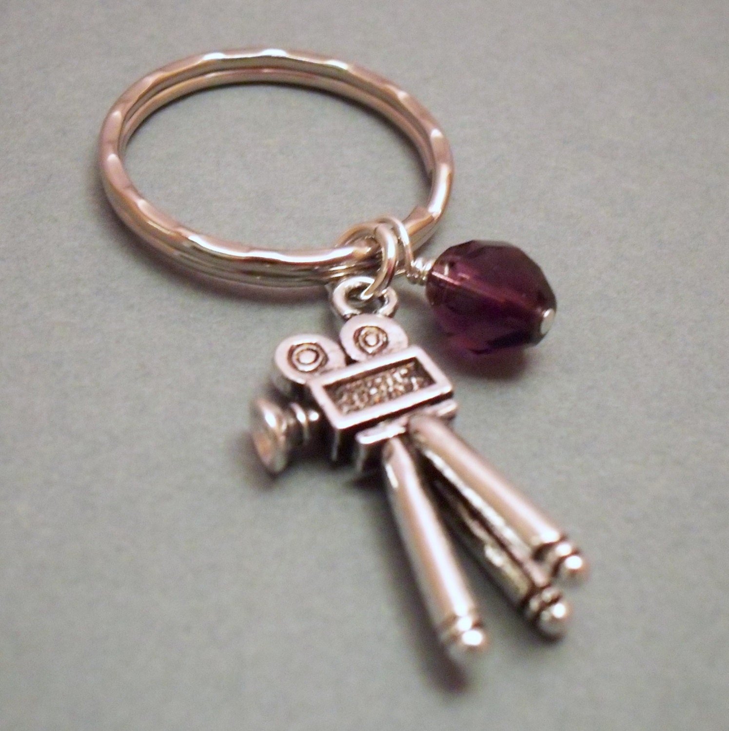 Movie Camera Keyring