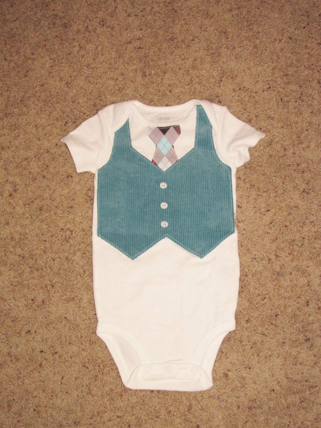 stud muffin vest onesie