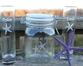 3 Piece Sand Ceremony Set with Starfish, and 2 Pouring vases