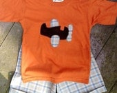Boys Short Set Appliqued Tee 4T