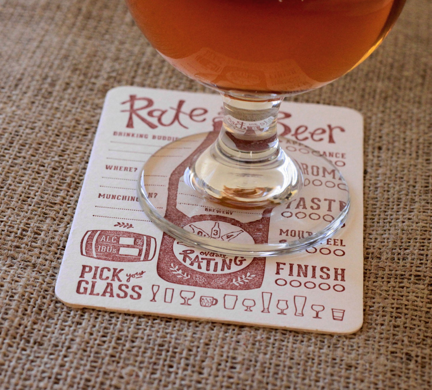 Rate Your Beer Coasters: The German Collection