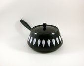 Cathrineholm Lotus Sauce Pan or Fondue Pot in Black