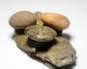 SALE Beach Stone Magnet Supplies- Home Decor Natural Organic Pebbles, River Rocks- Eco Friendly Housewares