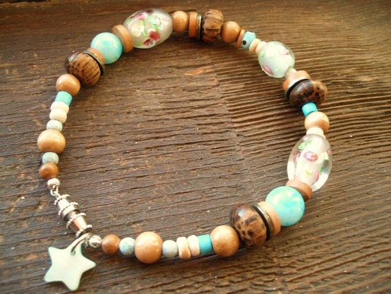 Chunky Spring/Summer Ankle Bracelet/Anklet/Ankle Jewelry by TheReflectivePause.etsy.com
