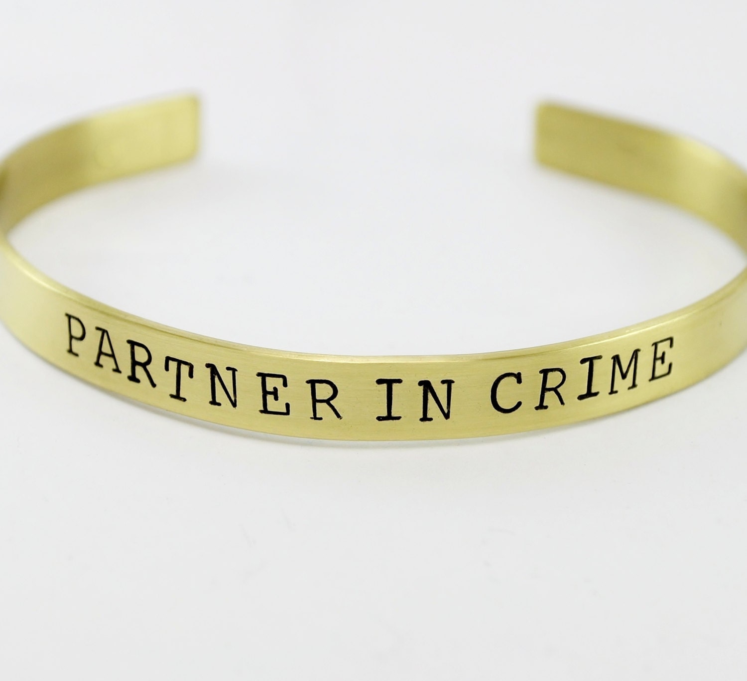 Partner In Crime Personalized Hand Stamped By Tatumbradleyco 0235