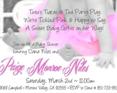 Soft Pink Baby Shower Invitation for GIRL