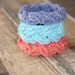 Crochet Bracelet, Womens Bracelet, Crochet Jewelry - Set of 3
