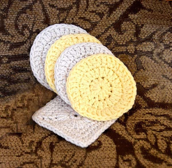 Fresh Cotton Crochet Face Pad Scrubbies, Eco Chic, Reusable, Bath/Body, For Men and Women, Handmade