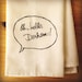 Tea Towel. Durham, NC. Hand Screen Printed.