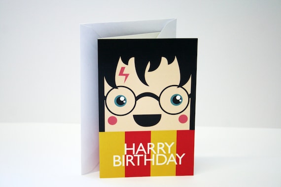 Harry Birthday Harry Potter Birthday Card