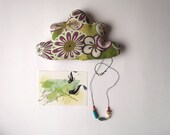 Goodie bag 5 - cloud pillow, postcard and necklace