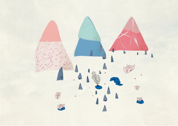 A4 PRINT - Mountains I collection