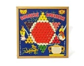 Chinese Checkers Game Board with Marbles