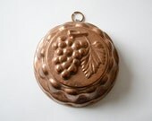 vintage french mold copper cake dessert pan
