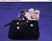 Mikimoto Cultured Pearls 14K Yellow Gold Setting Dangle Earrings/  Insurance Included in USA Shipping
