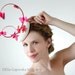 Royal Ascot Fashion Fascinator Hat Pink Red Cocktail Mini Butterflies Accessory Comb Headpiece Weddings Party Races Derby