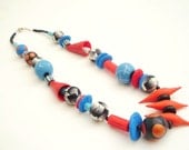 FIESTA Necklace Colourful and Original Unique Present under 100 USD