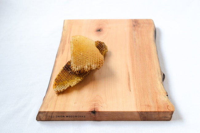 Rustic Serving Board, Natural Edge Salvaged Wood 846, Ready to Ship
