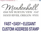 SALE Address Stamp Bang for your Buck - Super Elegant Custom Return  Address Rubber Stamp Self-Inking