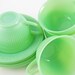 Vintage Cup and Saucer, Mint Green Dishware, Fire King Cups and Saucers, Jane Ray
