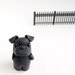 Black Pug Figurine by Bonjour Poupette