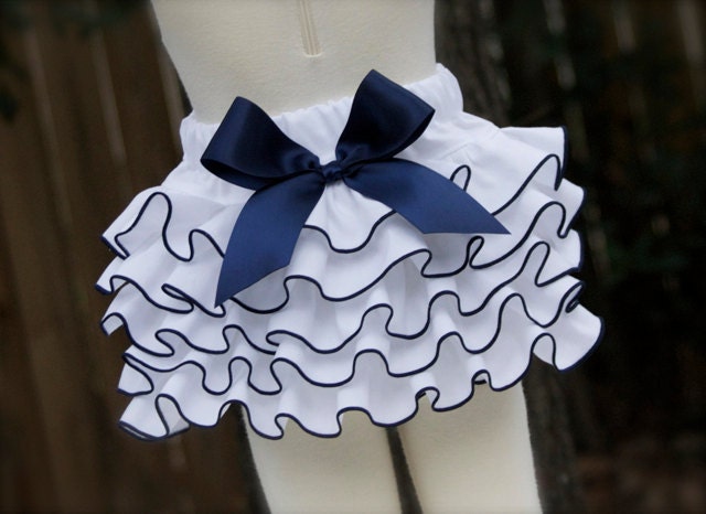 Custom SOLID Any Color 5 Ruffle Bloomer/Diaper Cover 0-3mths, 3-6mths, 6-12mths, 12-18mths, 18-24mths