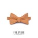 Peach Chambray Bow Tie