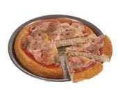 ham and mushroom pizza dollhouse miniature food