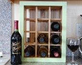 Green lovers eco friendly wine rack and kitchen organizer