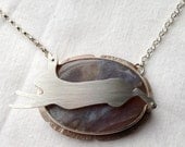 The Arctic Hare necklace from the Into The Wild series by Cari-Jane Hakes, Hybrid Handmade