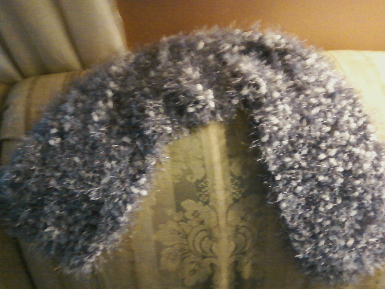 Fun fur scarf