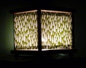 Rain Drop Tear Drop Nightlight Green White Lamp Lantern