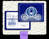 100 Printed Stagecoach/Carriage Custom Invitation Postcards