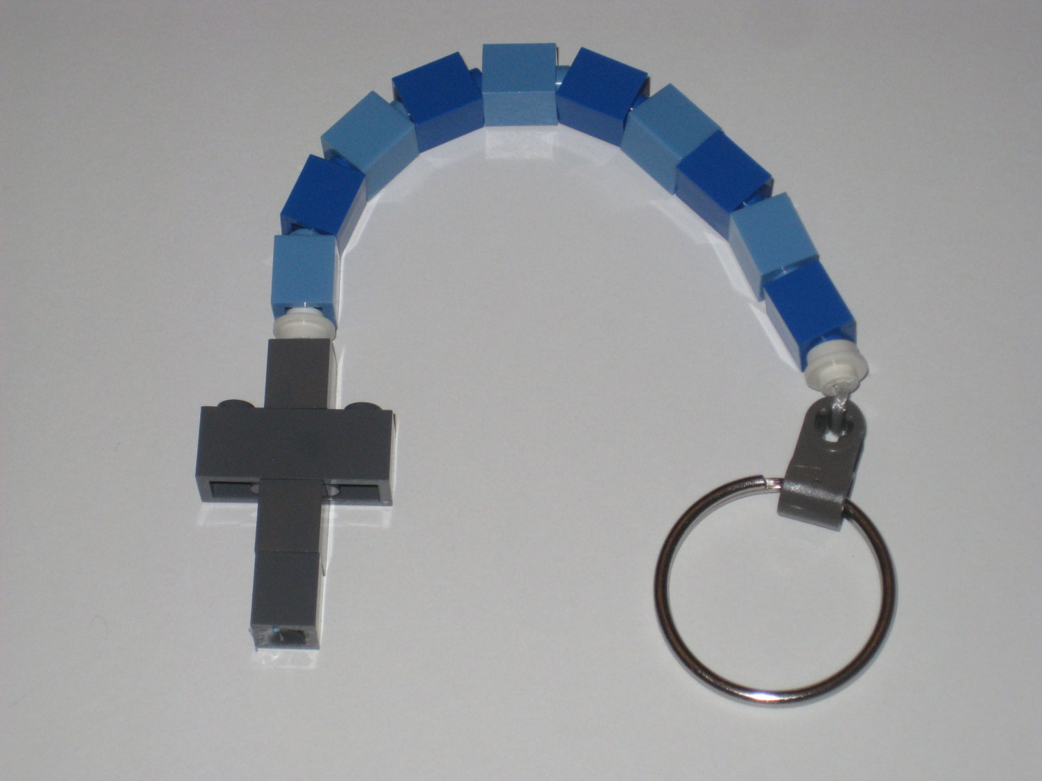 Blue and Gray Catholic Chaplet