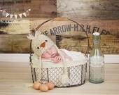 Crochet Baby Chick Hat - Newborn Photography Prop